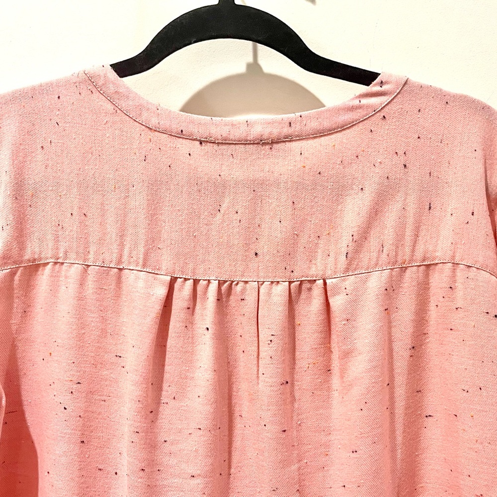 NWT LOFT Pink Women's Tunic Popover Top - Picture 10 of 10